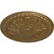 Ekena Millwork Raymond Ceiling Medallion (Fits Canopies up to 5 3/8"), Hand-Painted Pale Gold, 18"OD x 1 1/4"P CM18RA2PAS - alternate 3